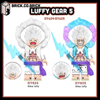 Luffy Gear 5 One Piece Đồ chơi Lắp ráp Luffy Đảo Hải Tặc Mô hình Vua Hải Tặc Luffy Cấp Bậc 5 One Piece DY624-DY625