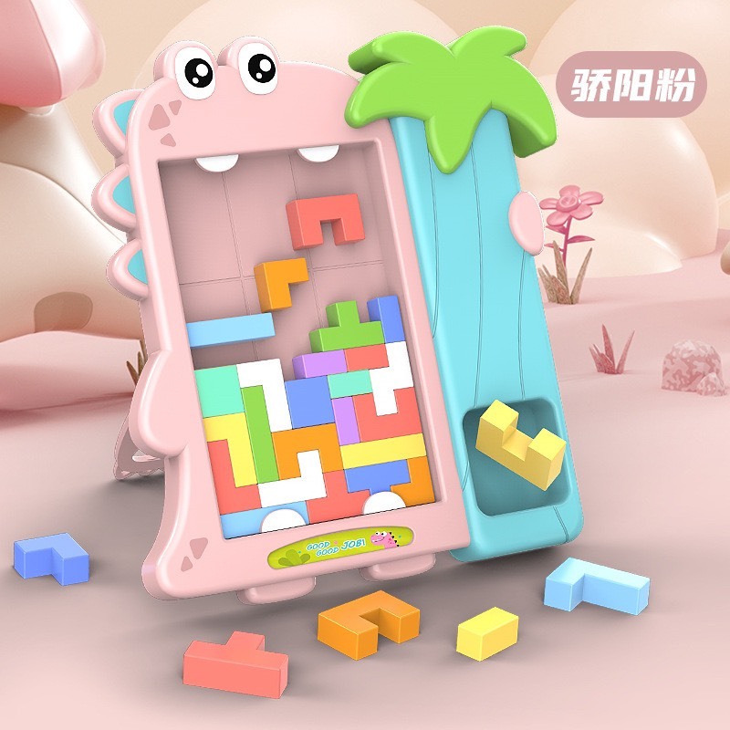 Đồ chơi xếp hình cho bé từ 1 tuổi trở lên Đồ Chơi Xếp Hình Tetris Ba Chiều Luyện Tư Duy Logic Cho Bé 3-6 Tuổi