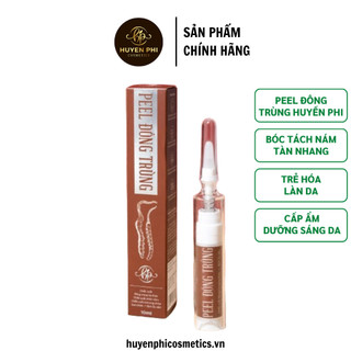 Peel da đông trùng Huyền Phi bóc tách nám tàn nhang thâm sạm trẻ hóa cấp ẩm dưỡng sáng da