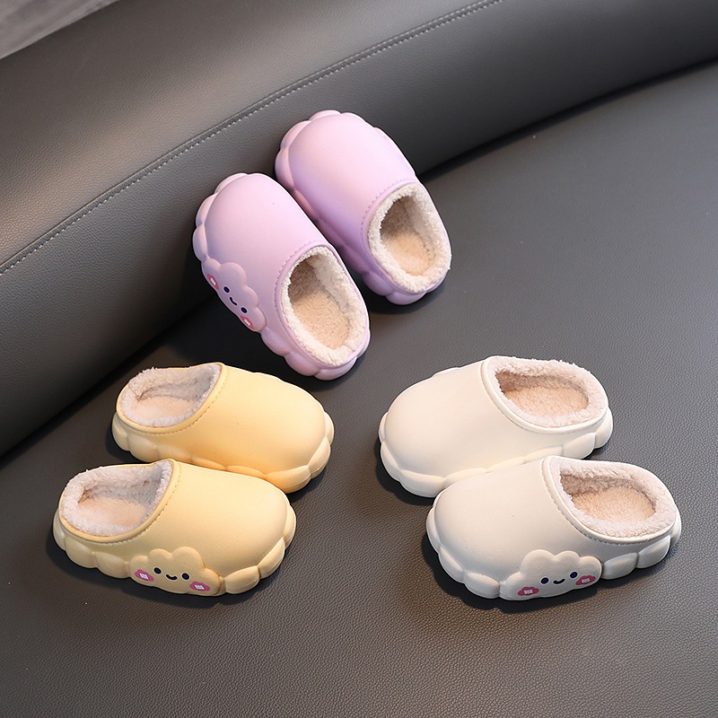 Dép Sục Lót Lông Chống Nước Đi Trong Nhà, Ngoài Sân Dành Cho Bé Trai,Bé Gái