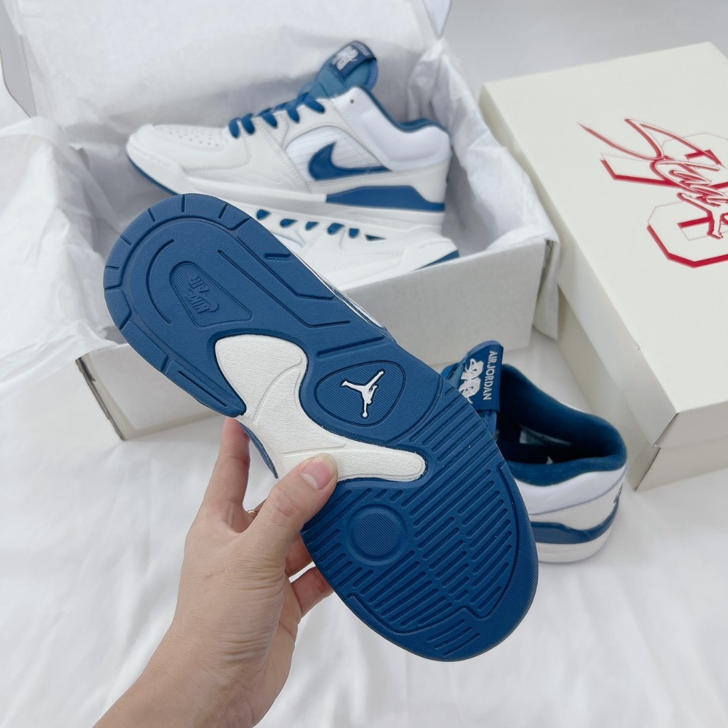 Giày thể thao Jordan Stadium 90 Trắng Xanh, Trắng Nâu bản hot 2023 đủ size nam nữ giá tại xưởng