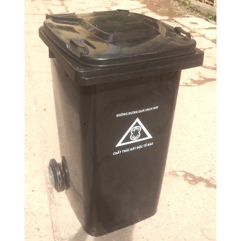 Thùng rác y tế, thùng rác công cộng có bánh xe 240 lít