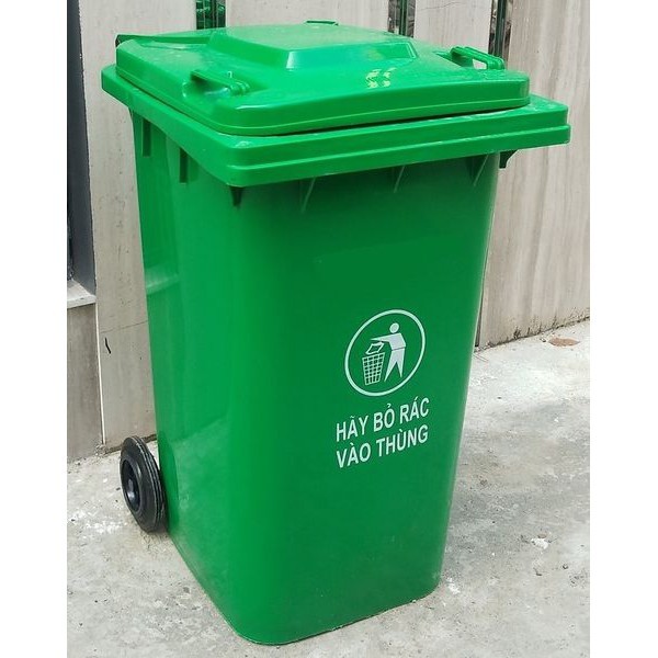 Thùng rác y tế, thùng rác công cộng có bánh xe 240 lít