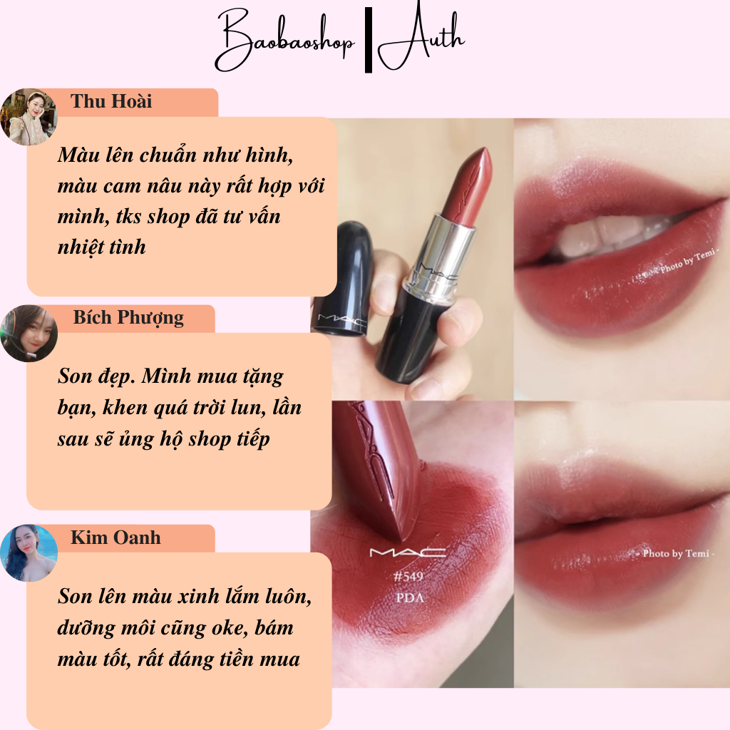 Son MAC Lustreglass Lipstick 1.8g - Đôi Môi Lấp Lánh, Quyến Rũ Huyền Diệu