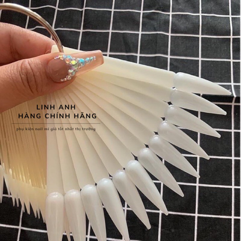 Móng que nhọn bịch đủ 50c , móng que tập sơn, móng que mẫu nhọn
