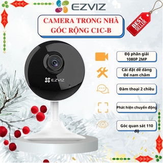 Camera Wifi trong nhà EZVIZ C1C-B/H1C 1080P góc rộng cố định, đàm thoại 2 chiều, chính hãng, bảo hành 24 tháng