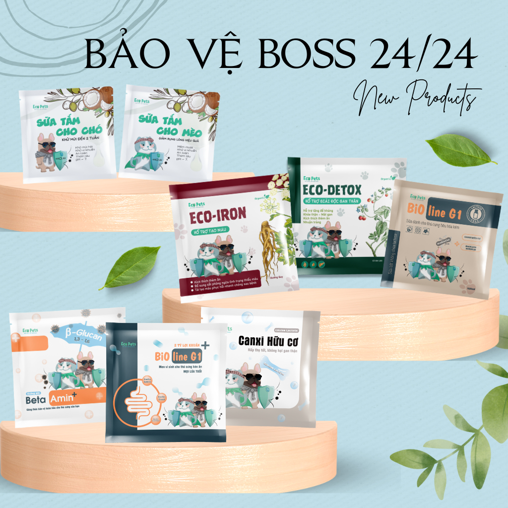 Sữa BIOLINE G1 ECOPETS không chứa Lactose bổ sung dinh dưỡng cho mèo dành cho chó mèo tiêu hoá kém - 100gr