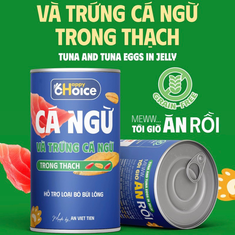 Pate Happy Choice lon 400g