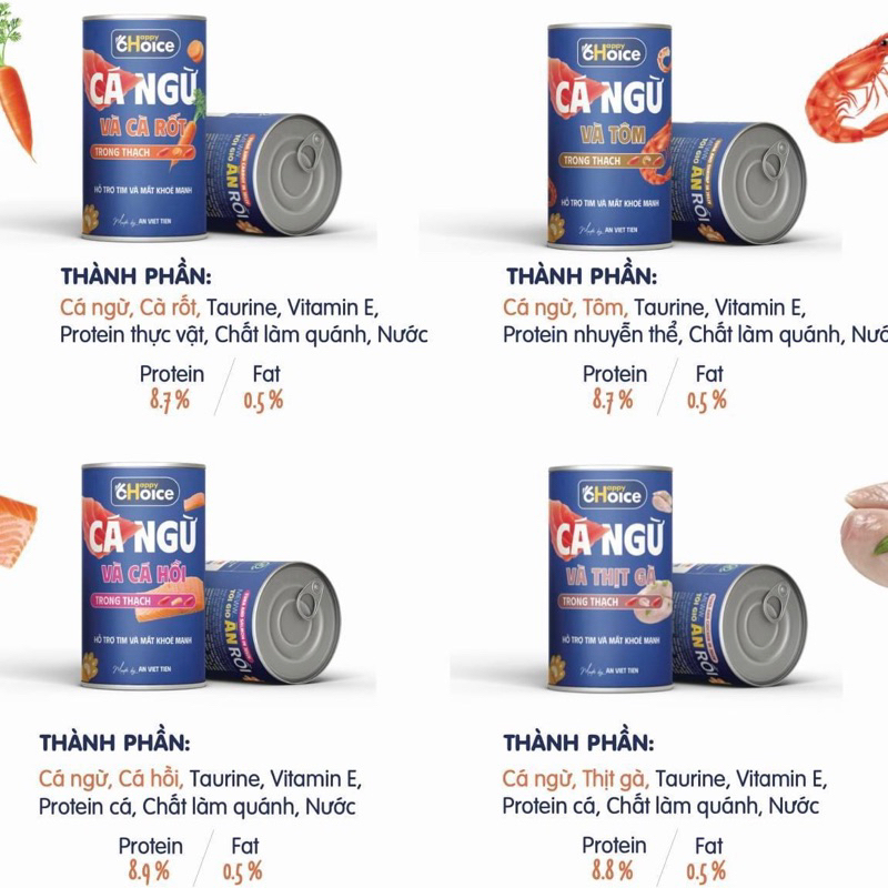 Pate Happy Choice lon 400g