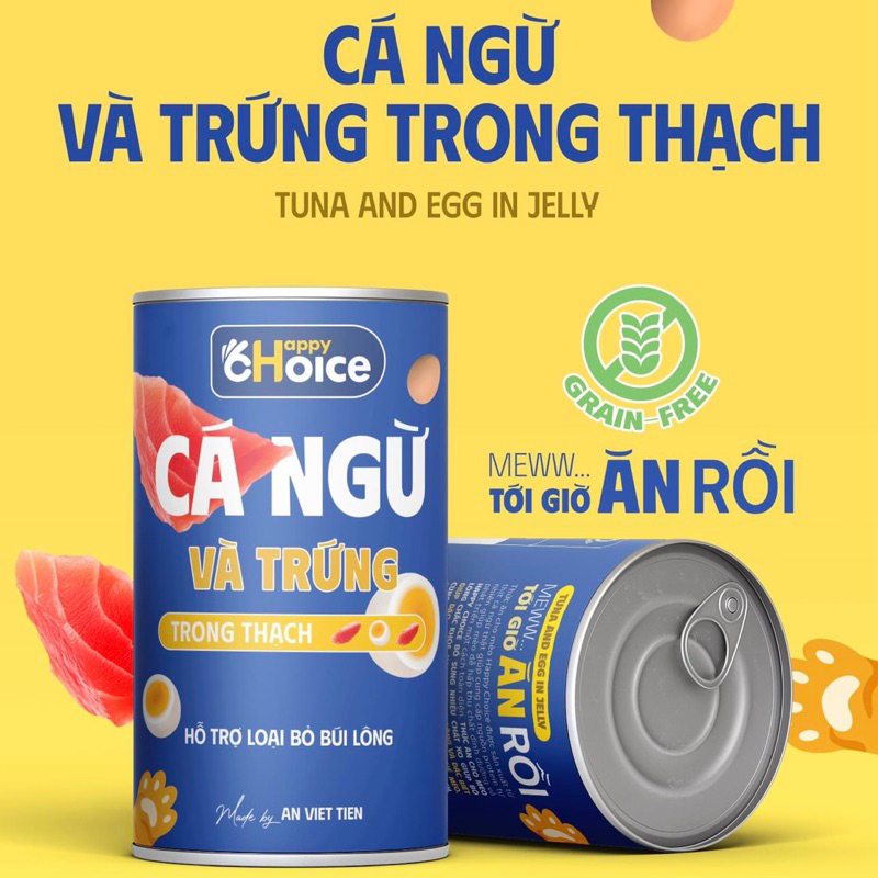 Pate Happy Choice lon 400g