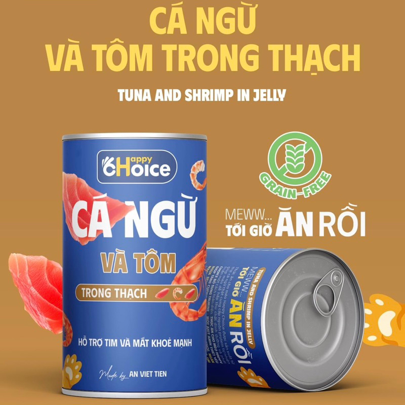 Pate Happy Choice lon 400g