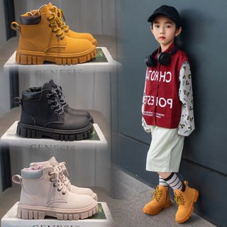 Giày bốt hottren mới giày boot thời trang anh quốc nhập quảng châu full box size 26-37