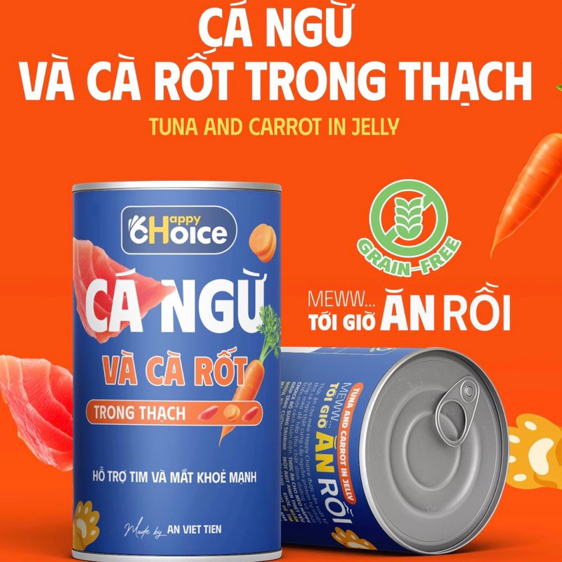 Pate Happy Choice lon 400g