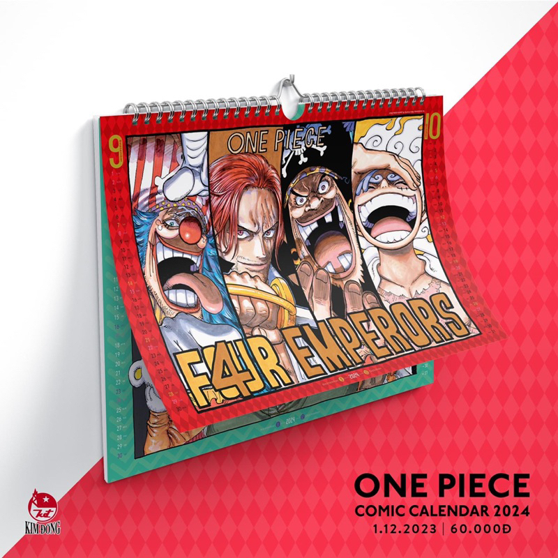 Lịch Manga Treo Tường 2024 NXB Kim Đồng