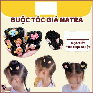 Sét 2 buộc tóc giả búi tóc natra cho bé cực xinh