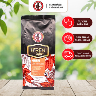 Cà phê bột h'ren culi - robusta 500gr - cà phê rang xay buôn mê thuột chính hãng thơm ngon