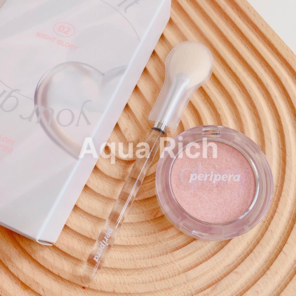 Phấn Bắt Sáng Ink Peripera Pure Glory Highlighter Set - 01 Day Glory - 02 Night Glory