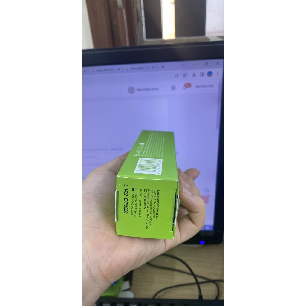 Kem phục hồi da BABE Stop AKN Repairing Moisturiser Màu Xanh 50ml date 2028