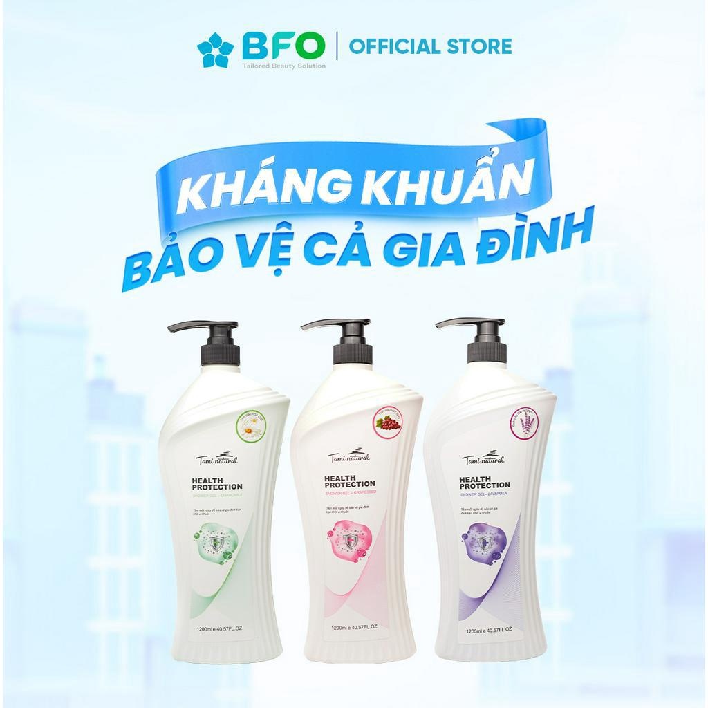 Sữa Tắm Hạt Nho Tami Natural Tiết Kiệm Giúp Làm Sạch Da Dưỡng Ẩm Và Trắng Da Cho Gia Đình Bạn Dung Tích 1200ml