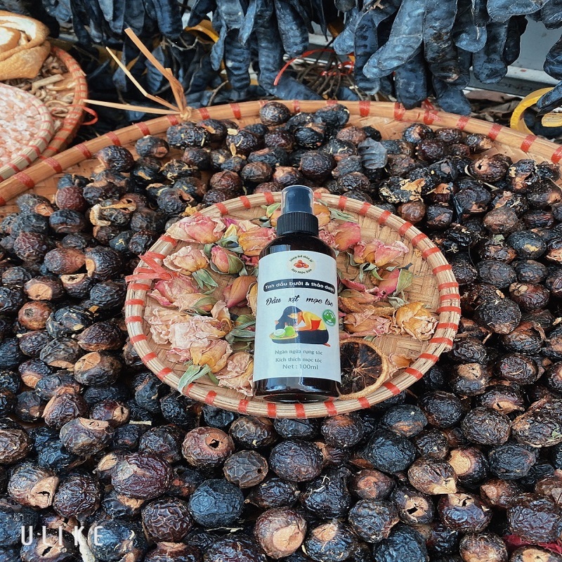 Xịt bưởi mọc tóc, xịt dưỡng tóc giúp kích mọc, giảm gãy rụng, thơm tóc  100ml