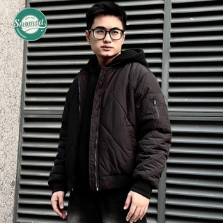 Áo Khoác Bomber basic trần bông quả trám bao giặt máy - Snomad