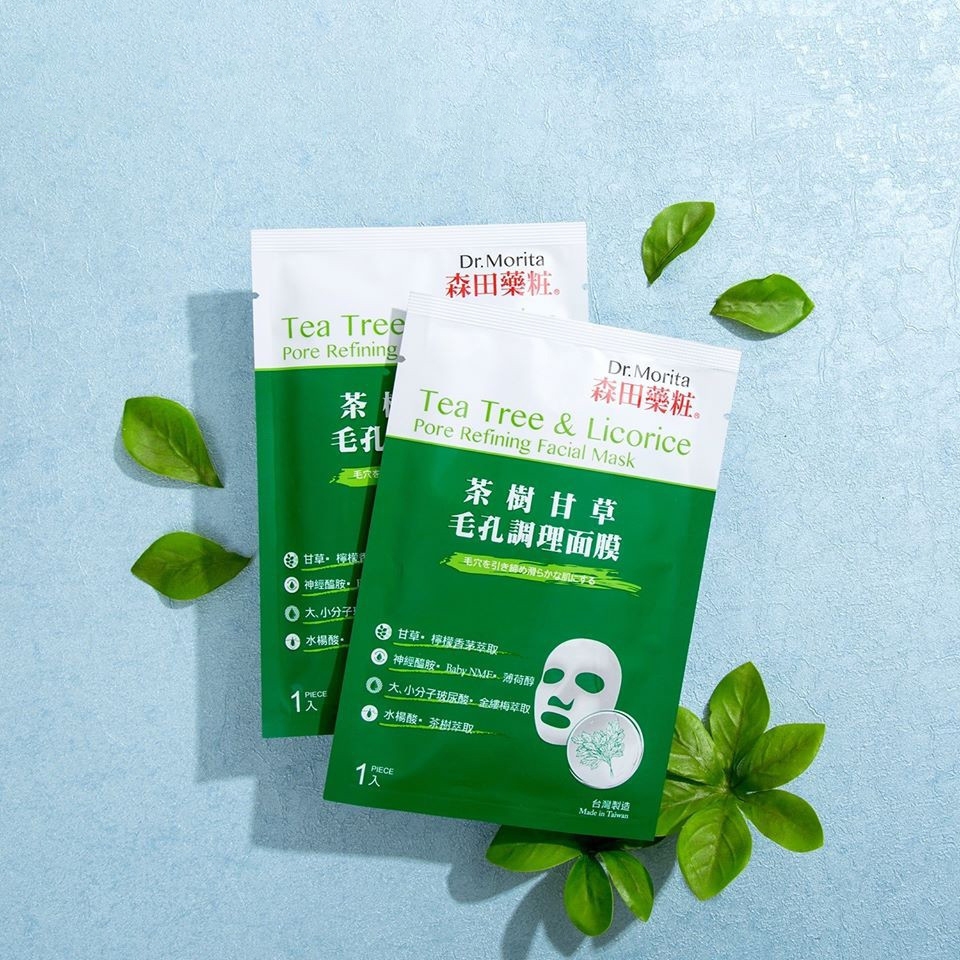 Mặt nạ ngừa mụn Dr. Morita Tea Tree & Licorice Pore Refining Facial Mask 30g/m