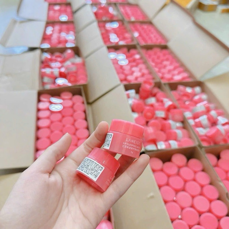 Mặt nạ ngủ ủ môi Laneige cấp ẩm làm mềm môi giúp giảm thâm môi mini size