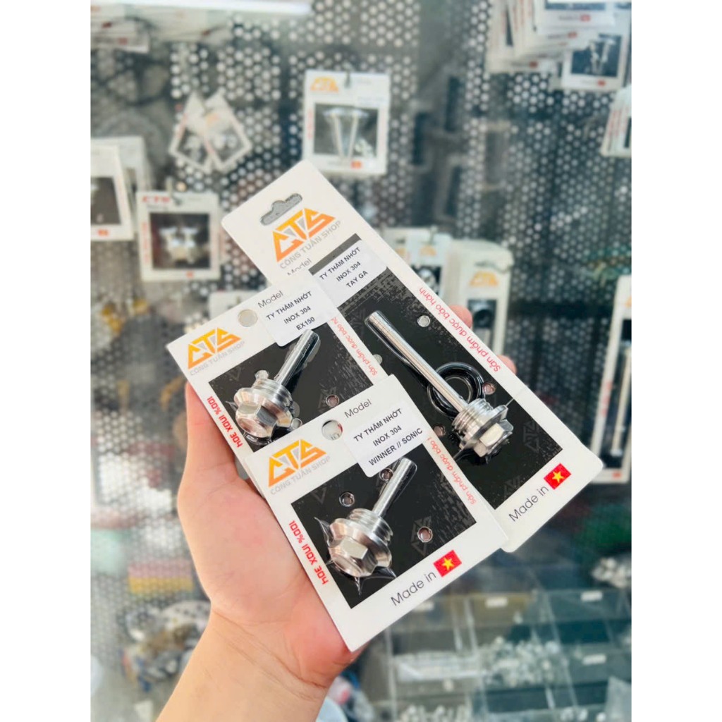 Ty thâm nhớt CTS Inox 304 : Xe tay ga, Exciter 2010 /150, Winner, Sonic, Wave , Dream