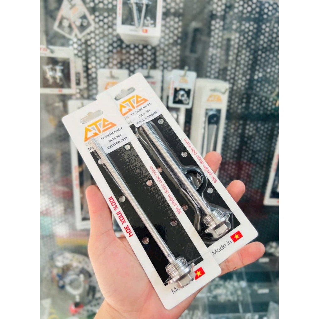 Ty thâm nhớt CTS Inox 304 : Xe tay ga, Exciter 2010 /150, Winner, Sonic, Wave , Dream