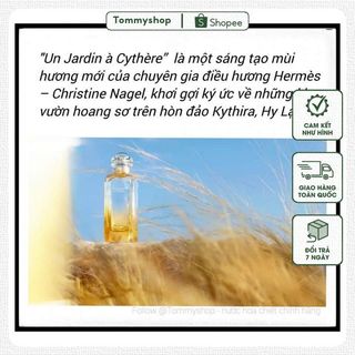 5ᵐˡ-10ᵐˡ | nước hoa unisex her-mes un jardin a cythere