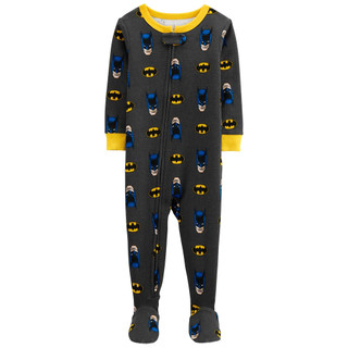 Bodysuit cho bé trai , Sleepsuit cotton hình batman hàng xuất dư Carter