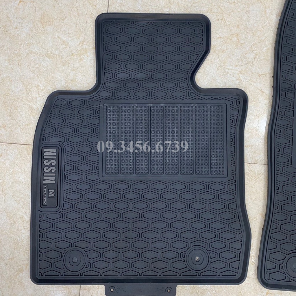Thảm lót sàn cao su Mazda CX3, CX30 màu đen chữ Xám, ko mùi, dễ vệ sinh lau rửa