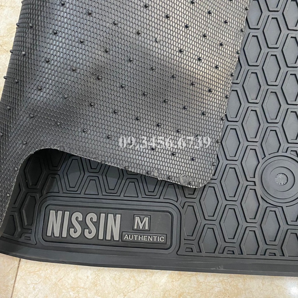 Thảm lót sàn cao su Mazda CX3, CX30 màu đen chữ Xám, ko mùi, dễ vệ sinh lau rửa