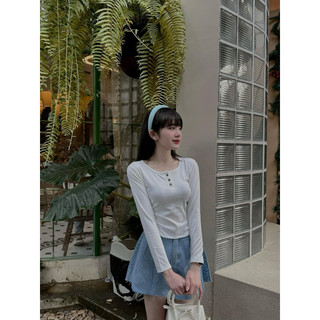 Chân váy jean xếp li 2M