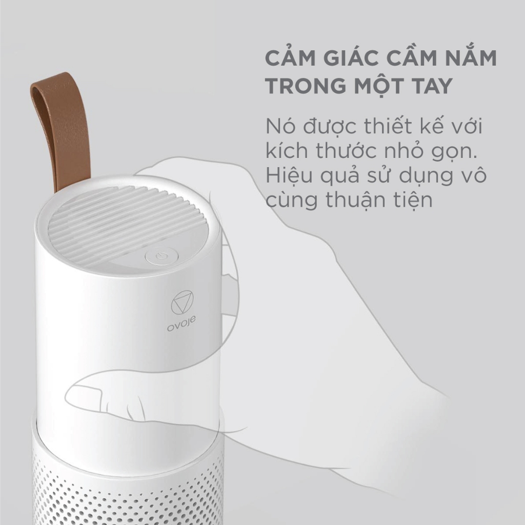 Máy lọc không khí mini thương hiệu Ovoje Model:VSBVLAP-002