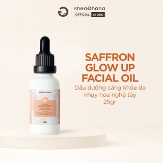 Dầu dưỡng căng khỏe da nhụy hoa nghệ tây SheaGhana Saffron Glow Up Facial Oil 25g