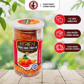 Mực cán tẩm vị 200g, 250g loại ngon, mực nguyên con cán vị chua ngọt cay cay