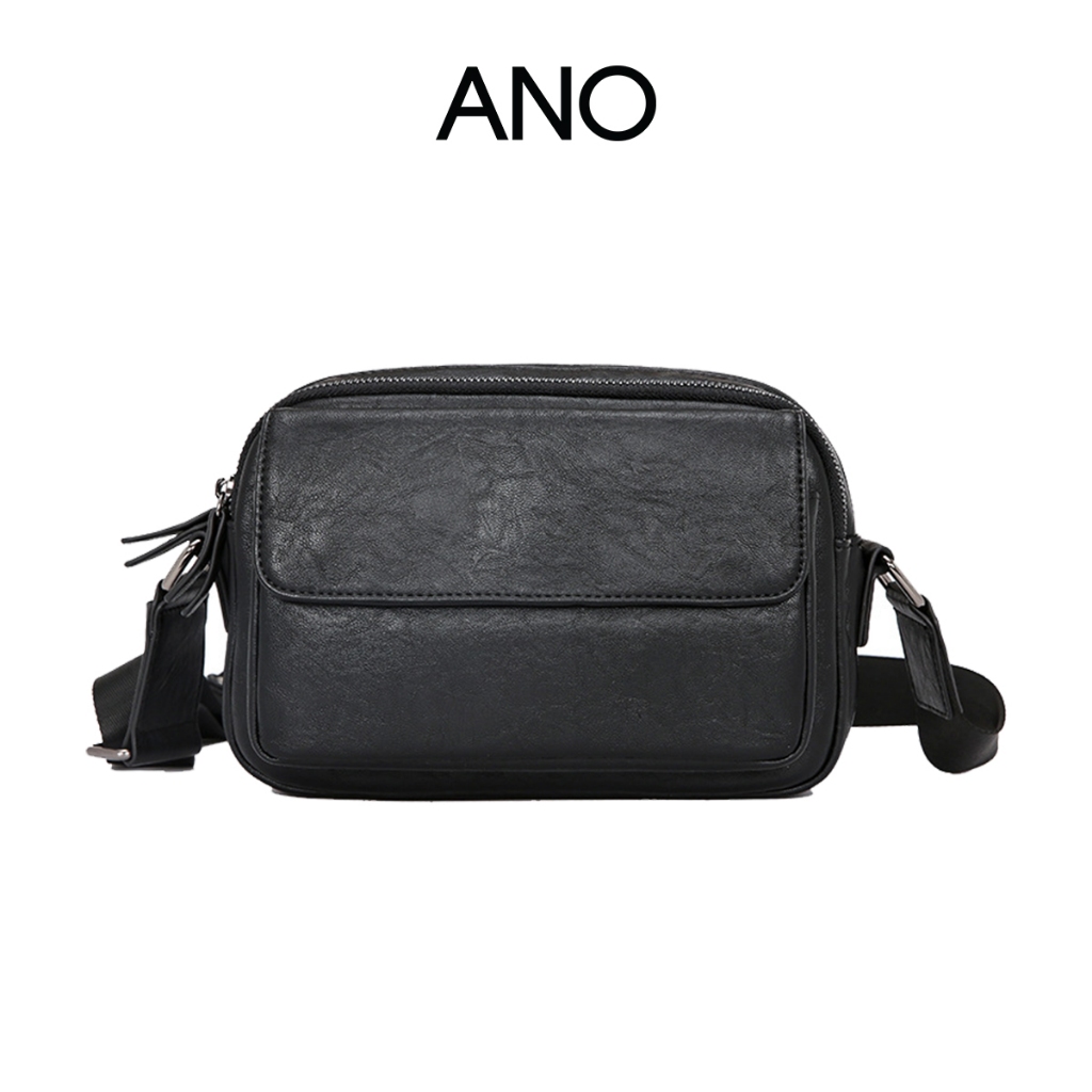 Túi đeo chéo nam ANO da PU cao cấp thiết kế nhiều ngăn TC049