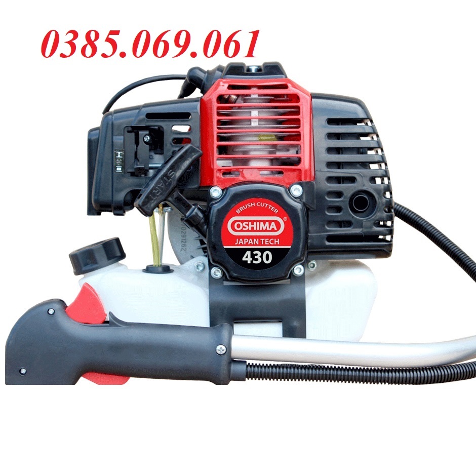Máy Cắt Cỏ 2 Thì 1500W Oshima 430 Bạc