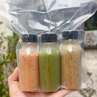 Set 3 chai nước chấm hải sản , thịt nướng, gà, trộn gà…