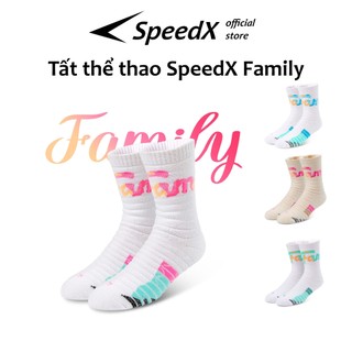Tất Thể Thao Tất Đá Bóng Tất Bóng Rổ SpeedX Family Free Size Tất đá Banh, đá bóng, bóng rổ chạy bộ bảo vệ chân