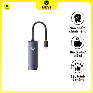 Đầu chuyển cổng usb-a/type - c sang rj45 lan port baseus lite series ethernet adapter