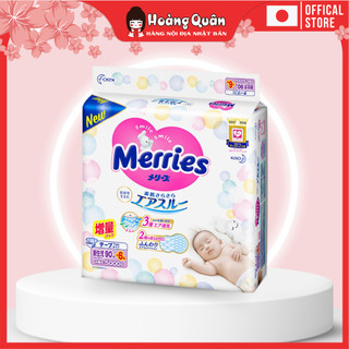 Tã Merries Newborn 90 miếng tã dán