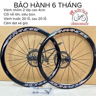 Vành bộ ANRANCEE xe đạp đua , Touring cao cấp, Vành xe đạp bánh 700c dùng líp thả, phanh bóp vành