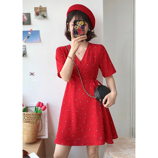 Đầm xoè hoa nhí dễ thương RD034
