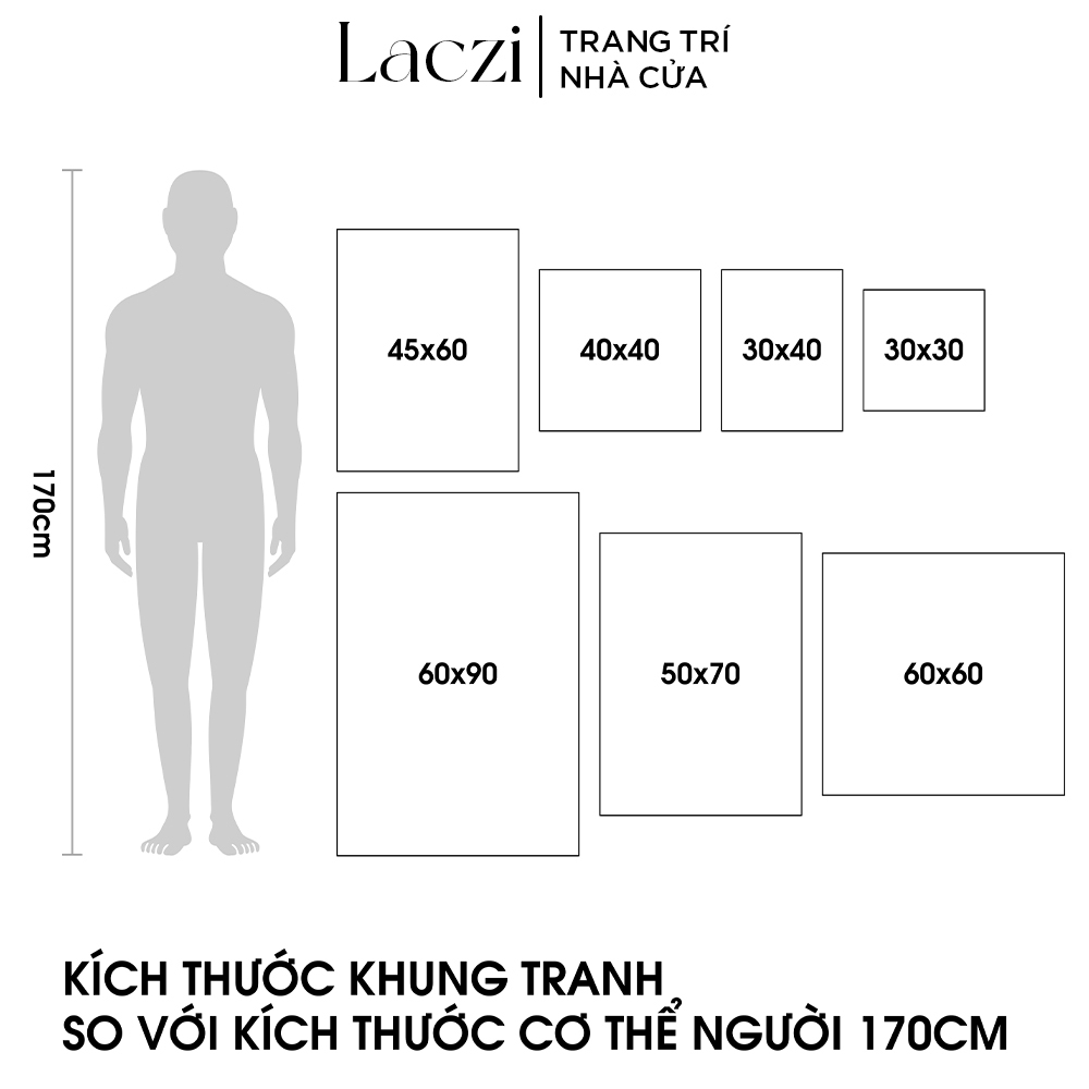 Toan Vẽ Tranh Sơn Dầu Vải Canvas Nhập Khẩu Cao Cấp Kèm Móc Và Đinh Treo Laczi - TV01