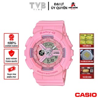 Đồng hồ nữ dây nhựa Casio Baby-G chính hãng BA-110-4A1DR (43mm)
