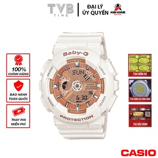 Đồng hồ nữ dây nhựa Casio Baby-G chính hãng BA-110-7A1DR (43mm)