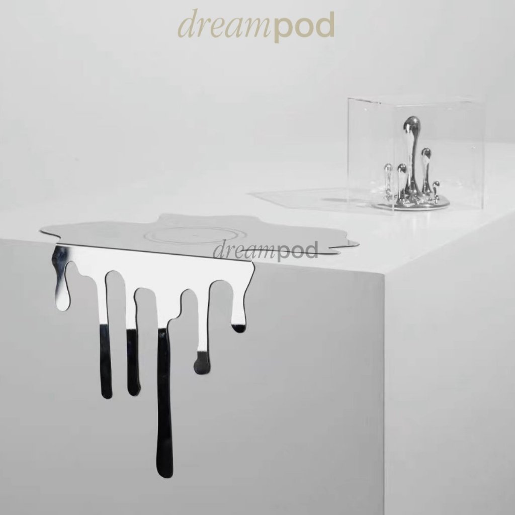 Dreampod SS Melting Mirror - khay decor hiệu ứng nước chảy