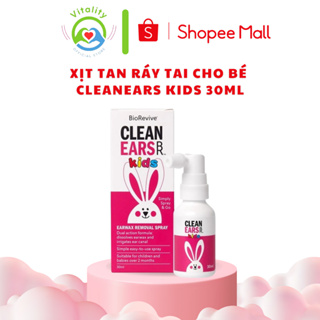 Xịt tan ráy tai cho bé cleanears Kids 30ml